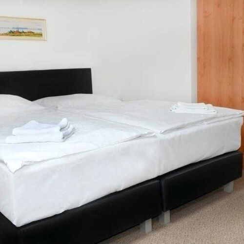 Camera twin mansardă cu duș