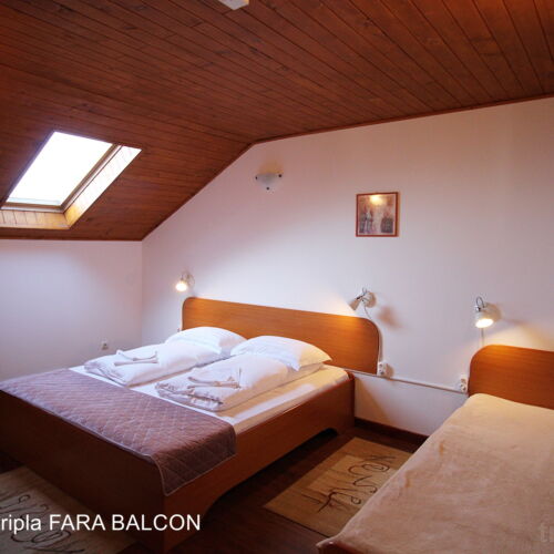 Attic Mansard Triple Room