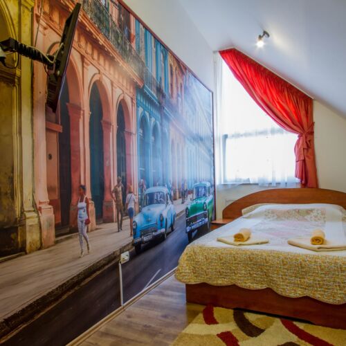 Suita studio cu baie cu 2 camere pentru 4 pers.