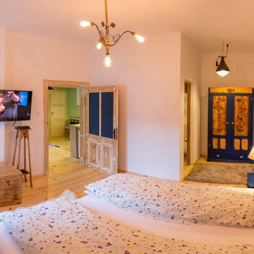 Apartament 3-osobowy z dostępem do ogrodu z 1 pomieszczeniem sypialnianym