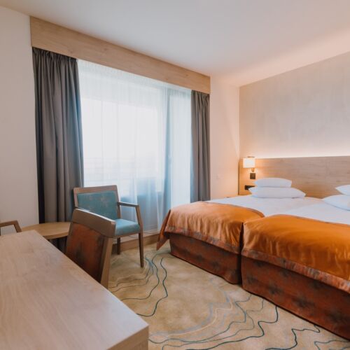 Camera twin superior cu balcon