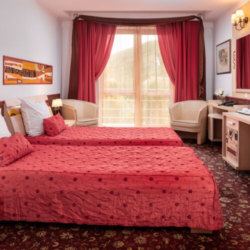 Camera dubla superior cu balcon