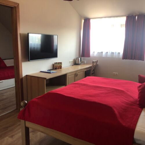 Suita s koupelnou pro 4 os. se 2 ložnicemi s výhledem do dvora