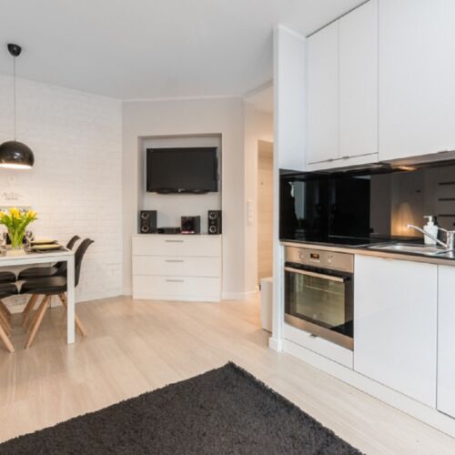 Apartament 5-osobowy na parterze z 2 pomieszczeniami sypialnianymi