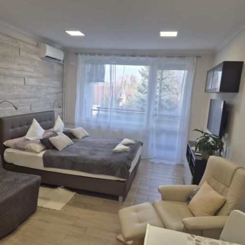 Garden View Upstairs 1-Room Apartment for 3 Persons