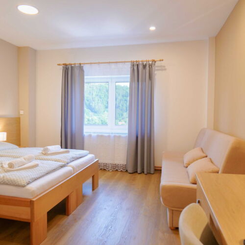 Camera twin standard cu baie (se poate solicita pat suplimentar)