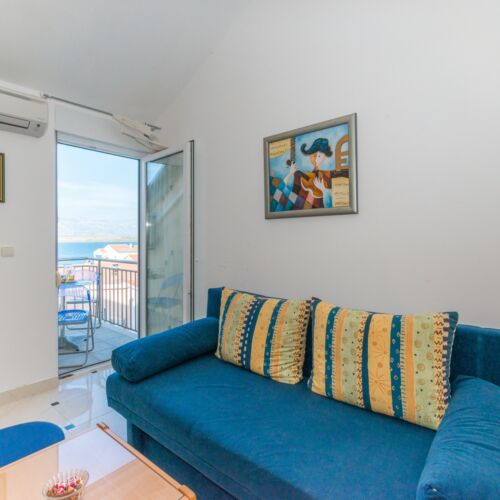 Apartament family cu vedere spre mare cu 1 camera pentru 2 pers.