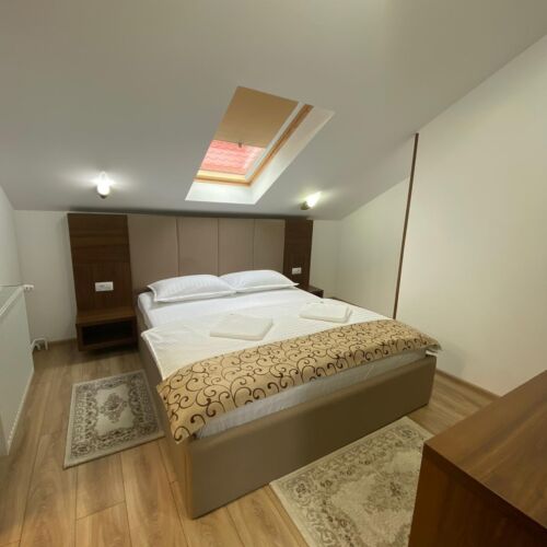 Camera dubla economy mansardă