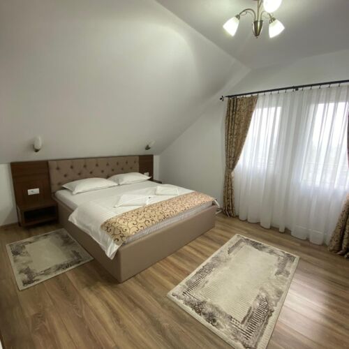 Camera dubla cu balcon cu vedere spre oraș