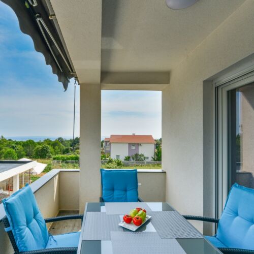 Apartament family cu vedere spre mare cu 2 camere pentru 4 pers.