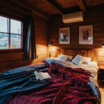 Apartman (jako celek) s klimatizací s manželskou postelí s výhledem na les
