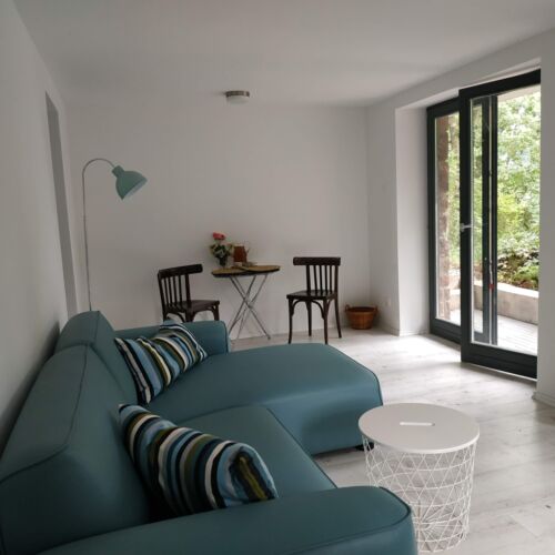 Apartament 2-osobowy Premia z dostępem do ogrodu (możliwa dostawka)