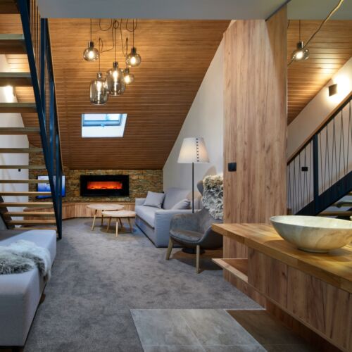 Apartament superior cu duș cu 2 camere pentru 6 pers.