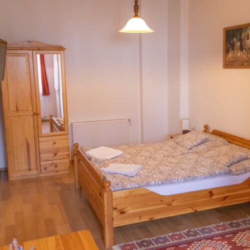 Apartament cu grădină cu vedere spre curte cu 1 camera pentru 2 pers.