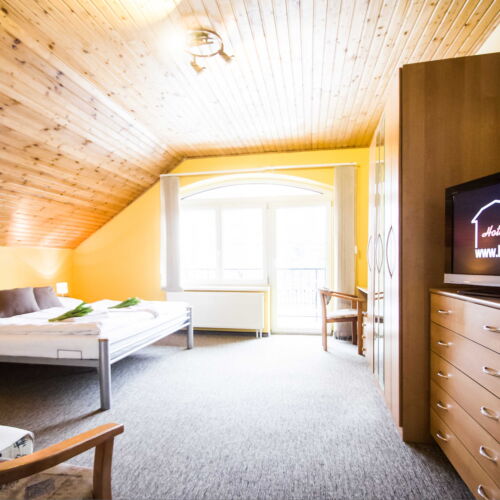 Dreibettzimmer mit Dusche (Zusatzbett möglich)