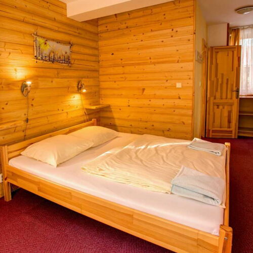 Camera dubla cu balcon cu vedere spre munte