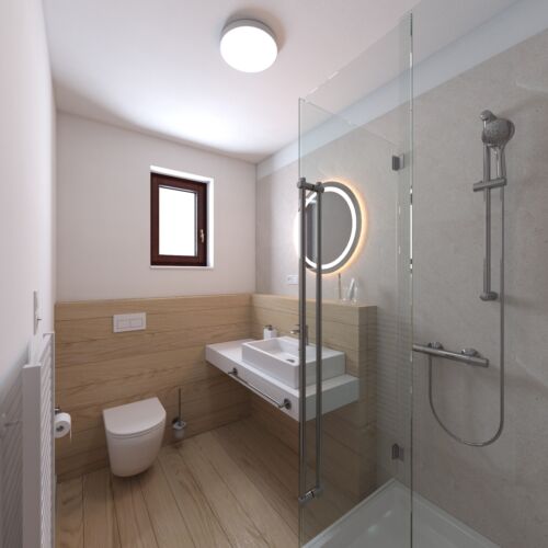 1-Room Balcony Apartment for 2 Persons with Shower (extra beds available)