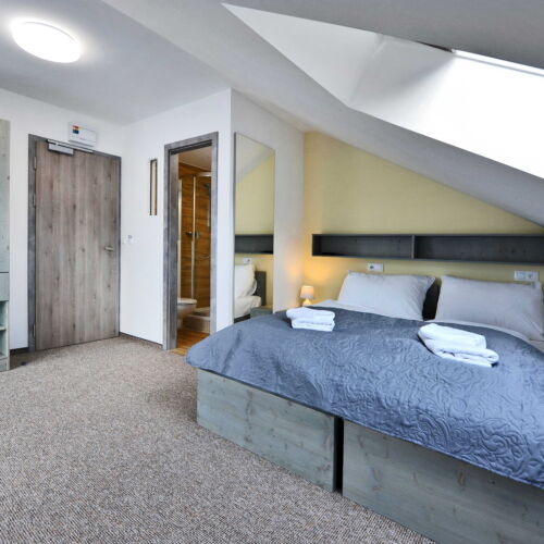 Zweibettzimmer mit Dusche