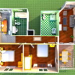 Apartment für 8 Personen mit Dusche und Eigner Küche (Zusatzbett möglich)