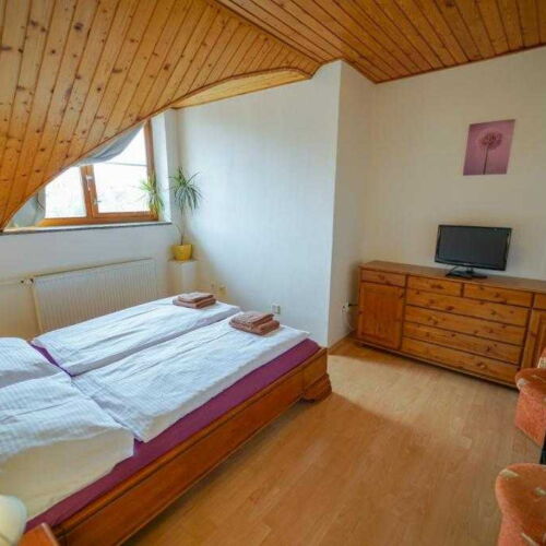 Camera twin la etaj cu duș