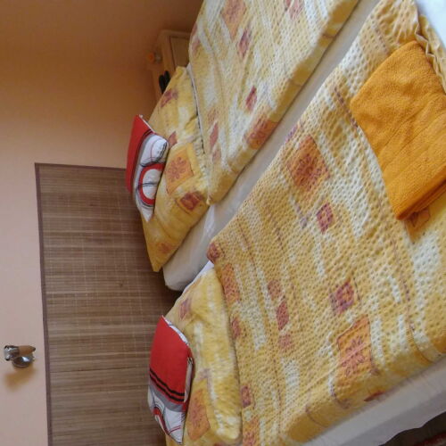 Camera twin cu duș cu chicinetă proprie