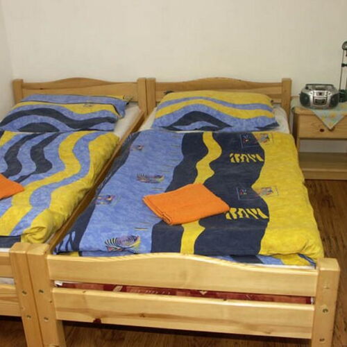 Pokoj se sprchou  s manželskou postelí