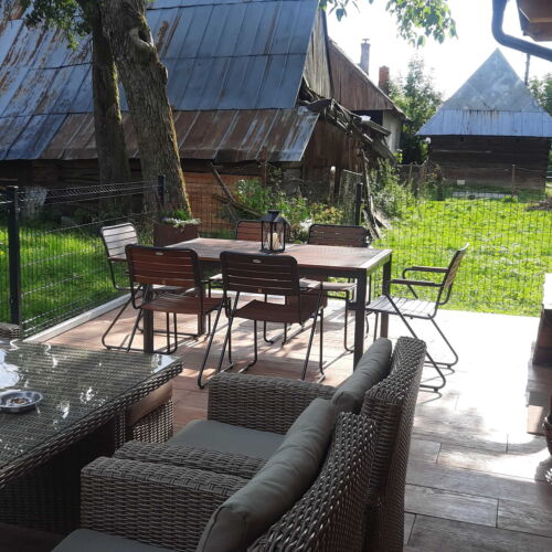 Apartament 5-osobowy z prysznicem ze wspólnym aneksem kuchennym z 2 pomieszczeniami sypialnianymi