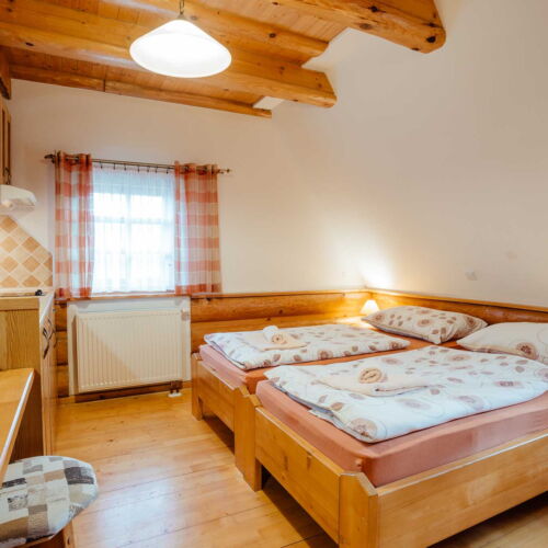 Pokoj se sprchou s vlastní kuchyňkou pro 4 os.