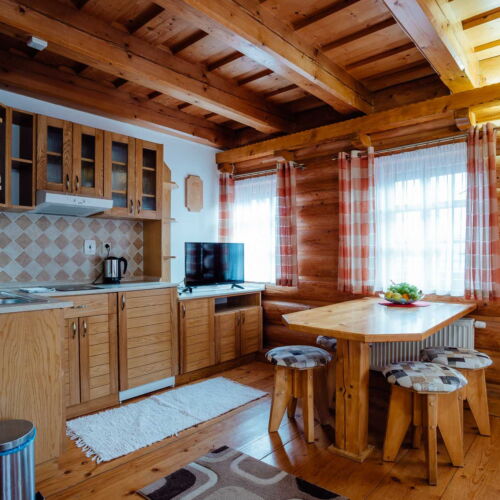 Pokoj se sprchou s vlastní kuchyňkou pro 4 os.