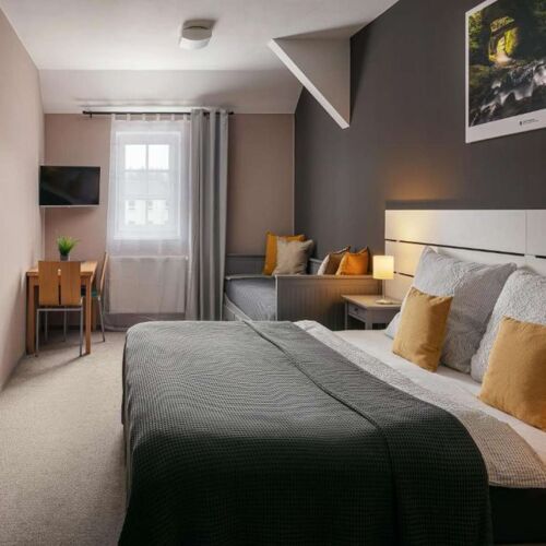 Apartman s vlastní kuchyňkou  s manželskou postelí s 1 ložnicí (s možností přistýlky)