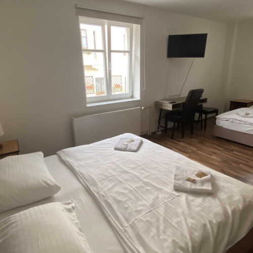 Camera tripla cu duș