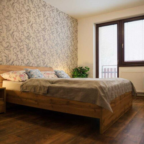 Pokój 2-osobowy z prysznicem z aneksem kuchennym (możliwa dostawka)