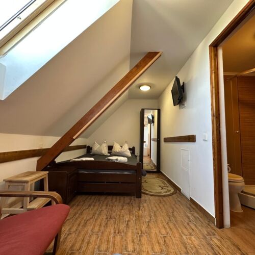 Camera single mansardă junior