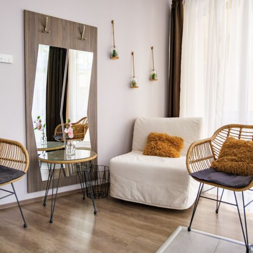 Apartament 4-osobowy na parterze Przyjemny wystrój wnętrz z 2 pomieszczeniami sypialnianymi