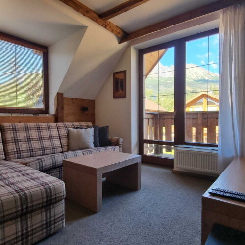 Apartament cu vedere spre munte b pentru 2 pers. (se poate solicita pat suplimentar)