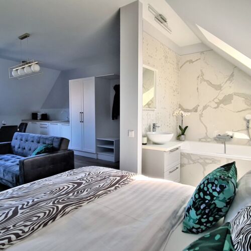 Deluxe Panoramic 1-Room Apartment for 2 Persons (extra bed available)