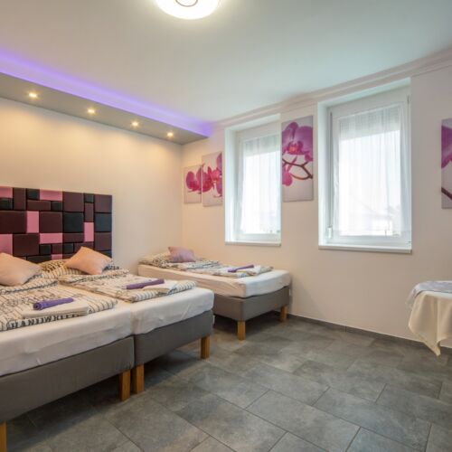 Apartament silver la parter cu 1 camera pentru 3 pers.