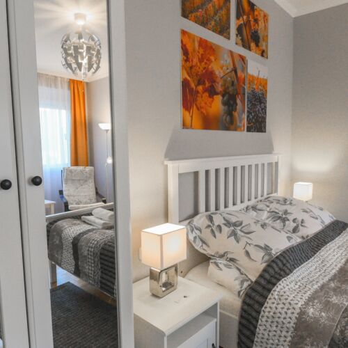 Apartament design cu vedere spre cetate cu 1 camera pentru 2 pers.