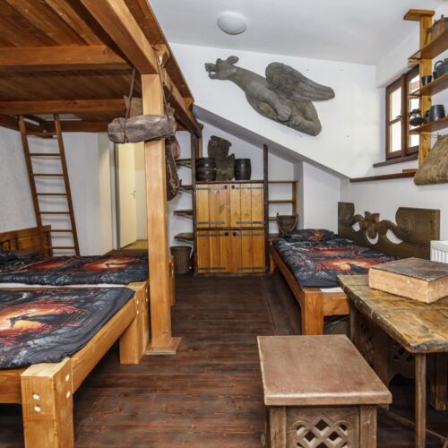 Pokoj se sprchou  pro 4 os. (s možností přistýlky)