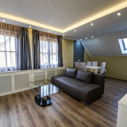 Tetőtéri Superior 3 fős apartman 1 hálótérrel