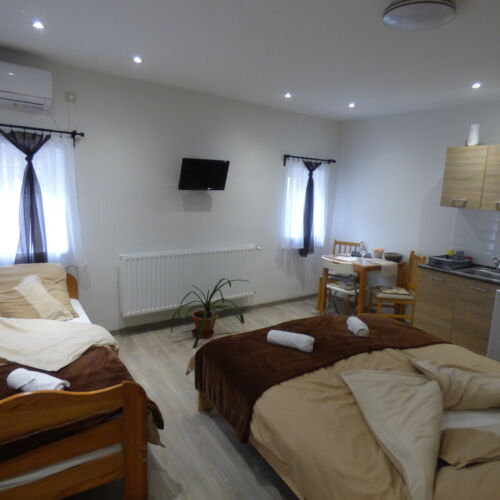 Ground Floor 1-Room Air Conditioned Apartment for 3 Persons