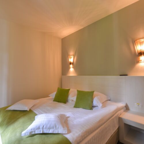 Pokoj s koupelnou  s manželskou postelí