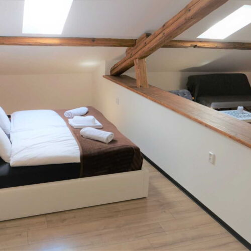 Pokoj se sprchou s vlastní kuchyňkou pro 2 os.