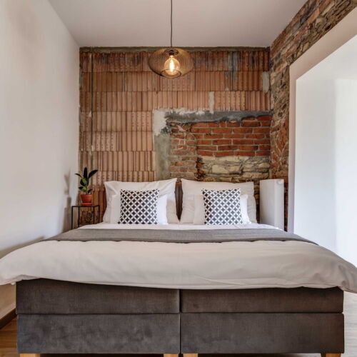 Apartman s koupelnou s vlastní kuchyňkou s manželskou postelí s 1 ložnicí