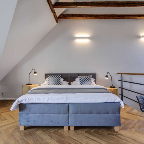 Deluxe Apartman se sprchou s manželskou postelí s 1 ložnicí