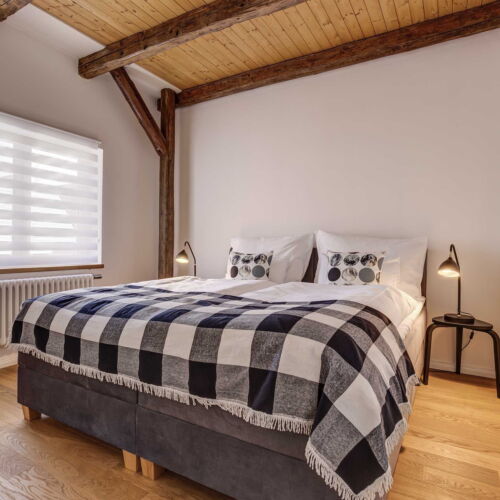 Apartman s koupelnou s vlastní kuchyňkou s manželskou postelí s 1 ložnicí (s možností přistýlky)