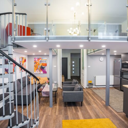 Apartament 4-osobowy na piętrze Premium z 2 pomieszczeniami sypialnianymi (możliwa dostawka)