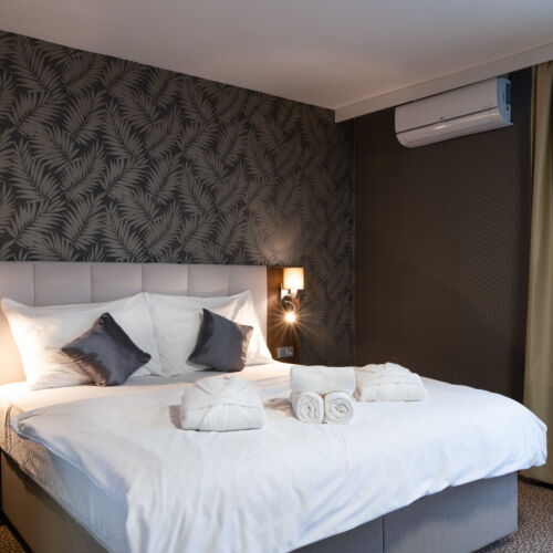 Camera twin superior cu duș (se poate solicita pat suplimentar)