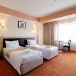Camera twin business cu balcon