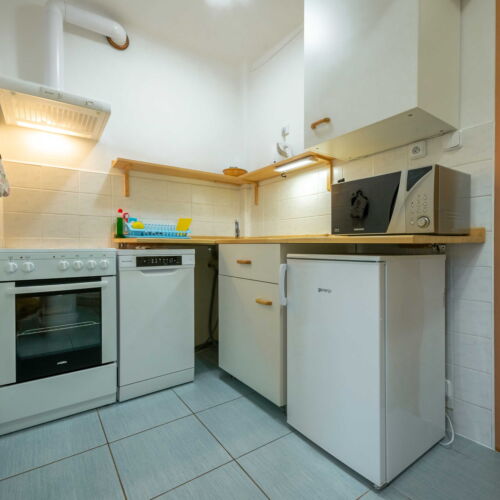 Studio 1-Room Balcony Apartment for 4 Persons